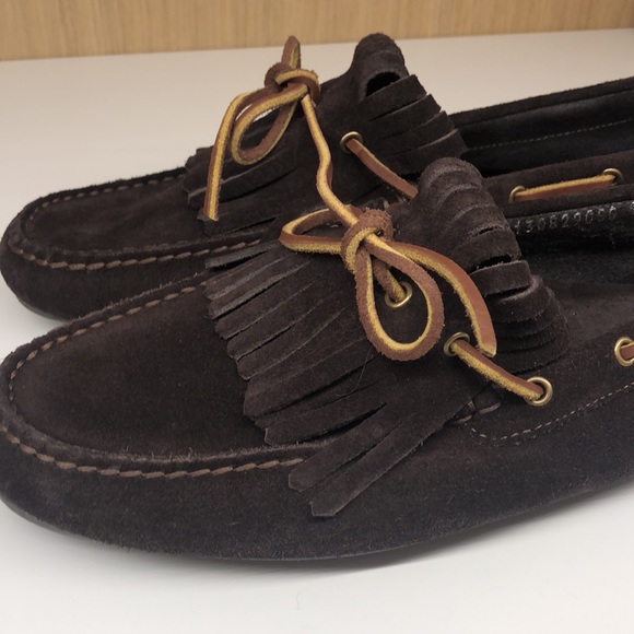 🍒HPx1🍒Men’s Ralph Lauren Suede driver - Picture 5 of 6